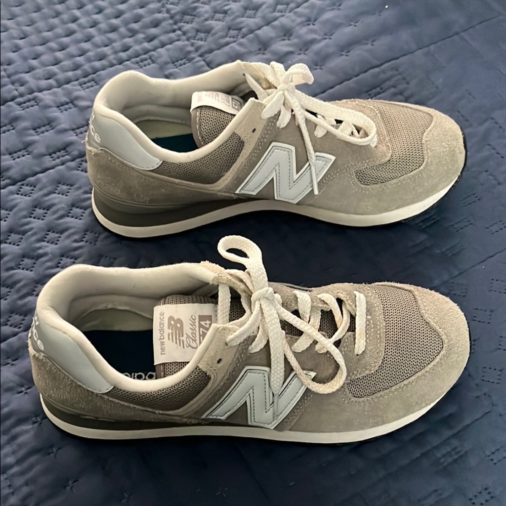 New Balance Gray Sneakers Classic Retro Style